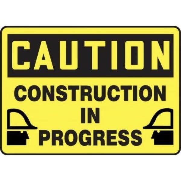 Accuform OSHA CAUTION SAFETY SIGN CONSTRUCTIO MCRT613VS - main